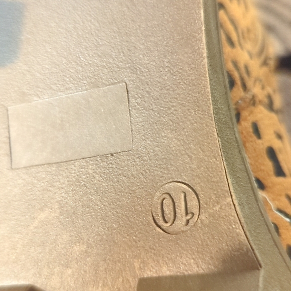 New Olivia Miller Ariel Combat Leopard boot - Picture 5 of 5